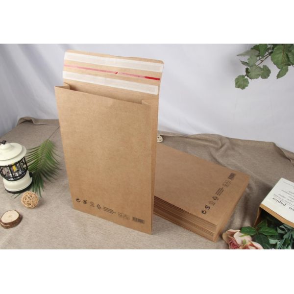 Sharp Bottomed Kraft Paper Mailing Envelopes Embossed Paper Sustainable Mailing