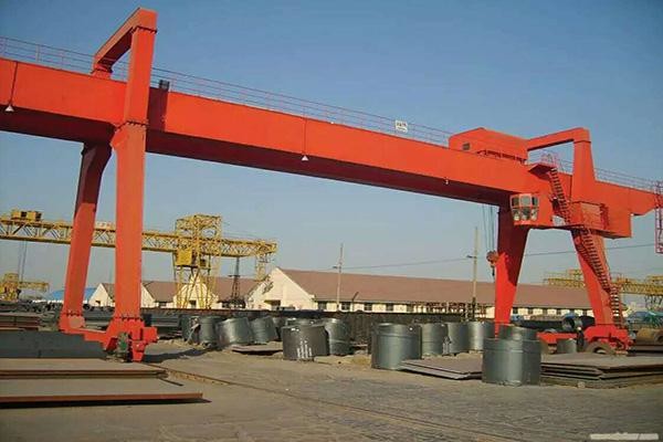 Cab Operation A5 16 / 3.2T Double Girder Yard Gantry Crane High Site Utilization