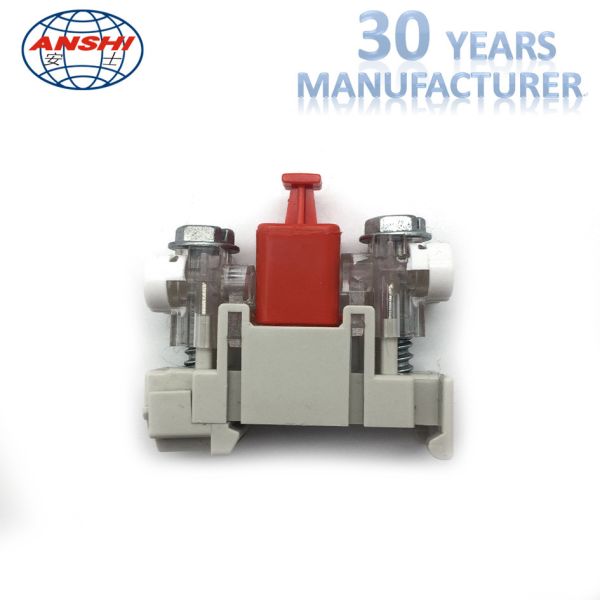 Grey Subscriber Terminal Block One Pair STB Module With Over - Voltage Protector