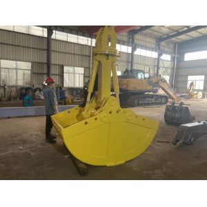 Customizable Loading Excavator Clamshell Bucket Large Capacity Materials