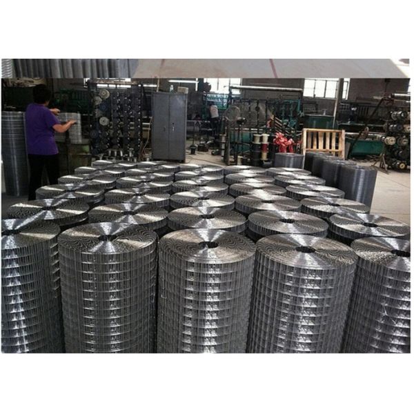 Deformed Galvanized Welded Wire Mesh Panel For Building 4.5MM*100MM*100MM