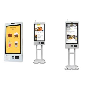 China Fast Food Self Service Kiosk Terminal with Multiple Payment Choices Wall Mount Design on sale China Fast Food Self Service Kiosk Terminal with Multiple Payment Choices Wall Mount Design on sale
