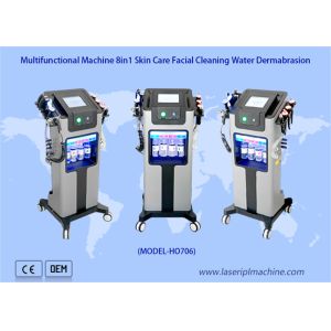 Vertical Multifunctional 8in1 Hydro Oxygen Machine H2O2 Skin Care Deep Cleaning