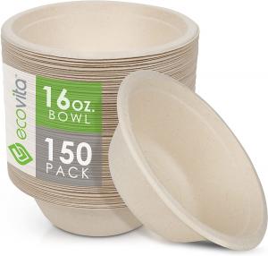 Wholesale Microwave Round Biodegradable Take Away Box Disposable Gluten Free Eco Friendly from china suppliers