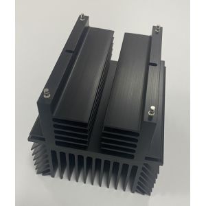 Buy cheap Bulk Anodized Large Aluminum Heat Sink Extrusion from wholesalers