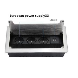 European Standard Conference Table Electrical Box Panel Size 266*130mm