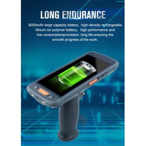Portable Android 11.0 PDA Scanner Data Collector Chargeable Retail Smart 2D