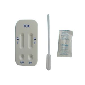 IgG IgM TOXO Toxoplasmosis Home Test Kit Colloidal Gold Chromatography