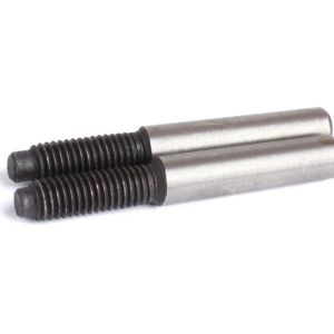 8mm Carbon Steel Hardware Pins With Thread End Zinc Plated Zn Grade Class 4.8 8