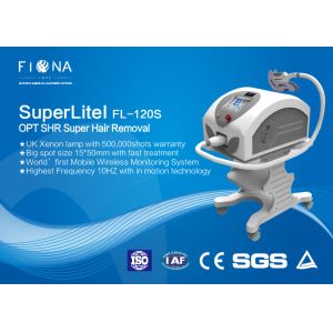 Wholesale E Light Nd Yag OPT SHR Hair Removal Machine Painfree With Multifunction 35kgs Net Weight from china suppliers