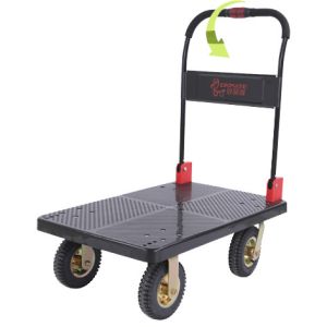 SILENT 900x600 Foldable Cart Trolley 400KG Heavy Duty Medium Folding Platform