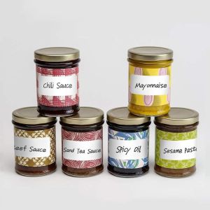 High Temperature Adhesive Thermal Transfer Label Waterproof with Paper Material