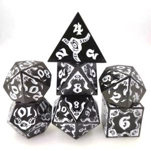 Devil's Eye role-playing metal multifaceted dice set TRPG COC DND
