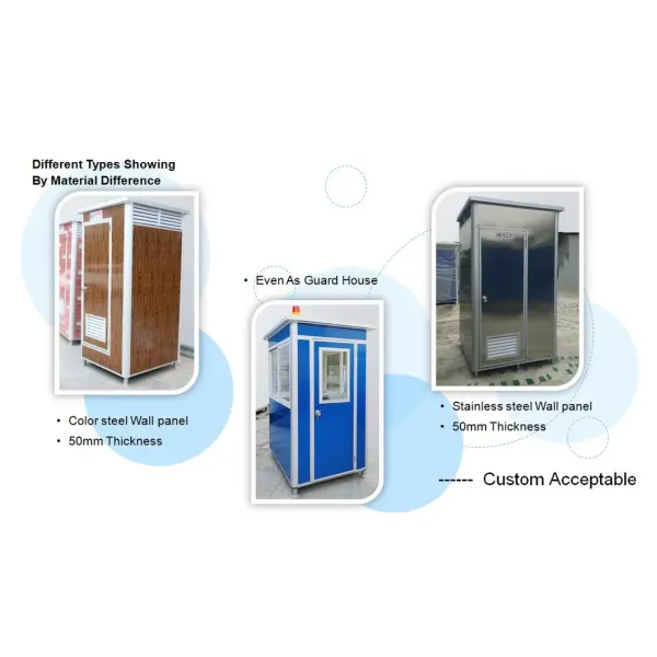 Portable 20 Feet Container Prefab House Toilet