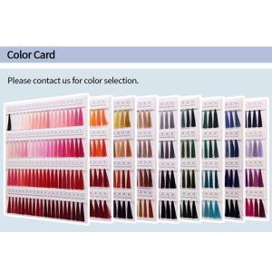 Embroidery Machine Thread Customized Big Cone Polyester Embroidery Threads 120D