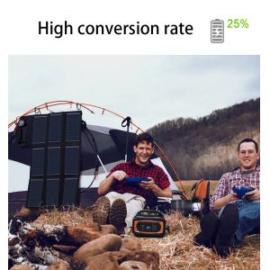 Portable Travel Solar PV Panel Blanket Camping 300Watts Folding 18VDC 3A