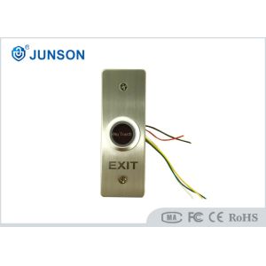 Infrared Sensor Stainless Steel DC 12V No Touch Exit Button