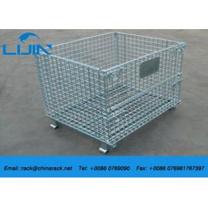 Workshop Metal Shelf Wire Mesh Storage Cages Easy To Inventory