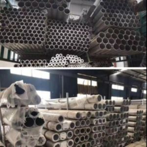 6061 6063 Aluminum Alloy Tube Extruded Round / Rectangular 610mm