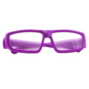 Purple Plastic Diffraction Glasses Use 0.35mm Thickness Lens