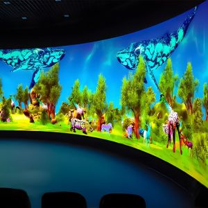 Northern Lights Immersive Interactive Wall Children Education Projection