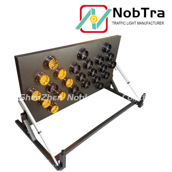 Safe Warning Function IP54 LED Arrow Board With Double Push Arrow Board