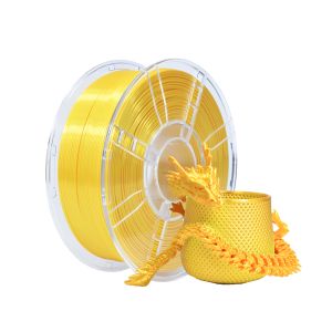 3d Printing Filament PLA Silk Gold Yellow 1KG 1.75MM 3D Printed