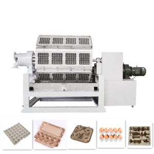 Large Capacity Rotary Egg Tray Molding Machine Low Energy Consumption