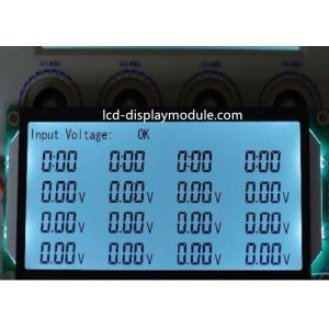Three Lines Series TN LCD Panel Screen 52 Digits Monochrome Segment White LED