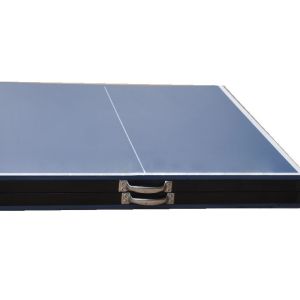 Customized Table Tennis Table Foldable Blue Color MDF Material For Children