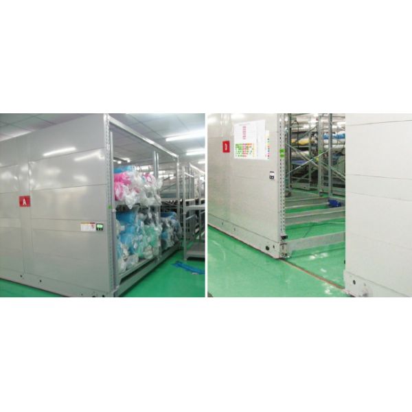 Electric Mobile Rack Rail-Guided Ground Track Guidance Closed Type Electric Powered Motorized Mobile Heavy Duty Pallet Racking