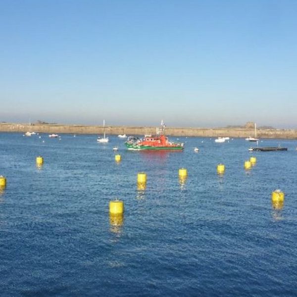 Quality High Strength Eva Foam Filled  Marine Floating Buoy CCS Barrier Buoy for sale