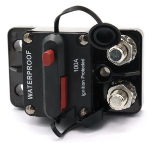 Square Manual Reset Circuit Protector Switching Router 100A Ignition For Truck