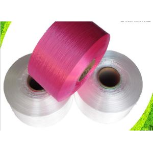 Raw White / Dyed Polypropylene Filament Yarn For Webbing Rope Cutomized