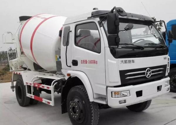Quality 4X2 4M3 Concrete Mixer Truck Self Loading 4 Cubic Meters For Sinotruk DFAC for sale