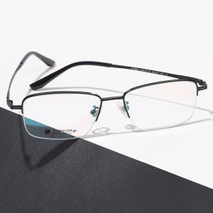 Prescription Available Titanium Frame Eyeglasses Customized B Grade FDA