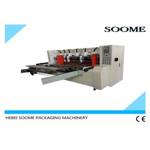 Vacuum Feeding Thin Blade Slitter Scorer Machine Automatic Creasing With Pre