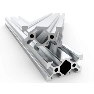 2040 Aluminum T Extrusion European Standard Type Anodized Sliver Linear Rail