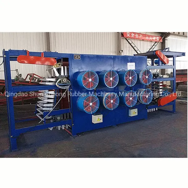 Automatic Grade Vertical Structure Batch Off Cooler for 600 mm Max. Rubber Sheet Width Cooling
