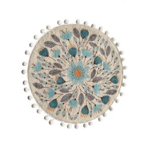 Custom Made Bedroom Runner Rugs Pashmina Carpet 90cm 120cm Diameter