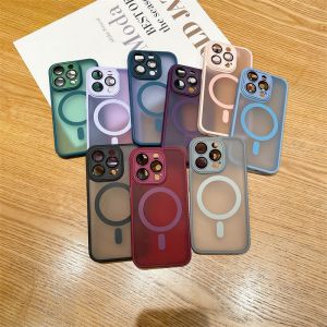 Translucent Frosted Skin-Friendly Magsafe Phone Case Camera Protection For
