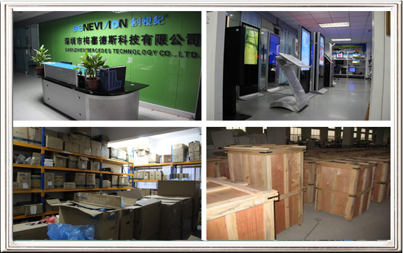 22inch Wall Mount LCD Display advertising panel for JPEG(JPG) MP3 AVI