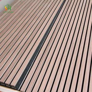 Acoustic Slat Wall Panel with Noise Reduction Coefficient 1.1 More Than 5 Years