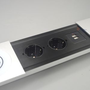 Wholesale Sliding Power Socket With Usb Charging And Wireless Charger from china suppliers
