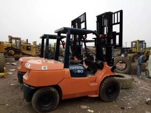 China Lifting Height 4500mm Used Toyota 7FD50 5 Ton Forklift on sale