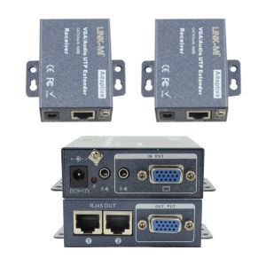 100m 200m 300m VGA Extender1X2 VGA Splitter 2 Channels Video UTP Extender