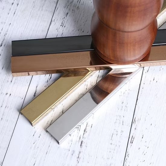 Wholesale U Profile Stainless Steel 304 Corner Tile Trim 10FT Tile Trim from china suppliers