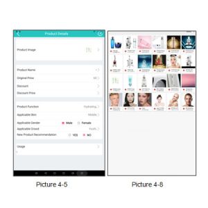 Intelligent Skin Test Machine Detect Skin Moisture Grease Function