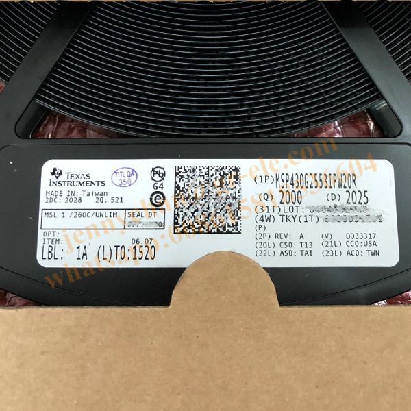 Quality New original MSP430G2553IPW20R patch TSSOP20 16-bit microcontroller for sale
