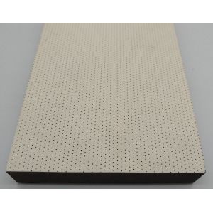 Nano 0.5mm micro perforated matte laminate finish conference hall soundproofing